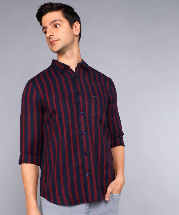 METRONAUT by Flipkart Men Striped Casual Multicolor Shirt - Buy ...
