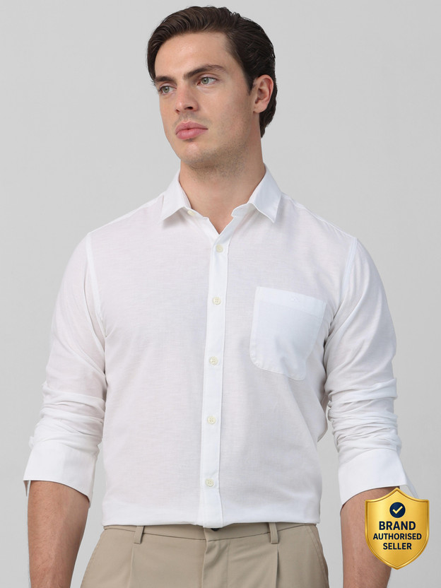 MUFTI MUFTI Men Solid Casual White Shirt - Flipkart Deal