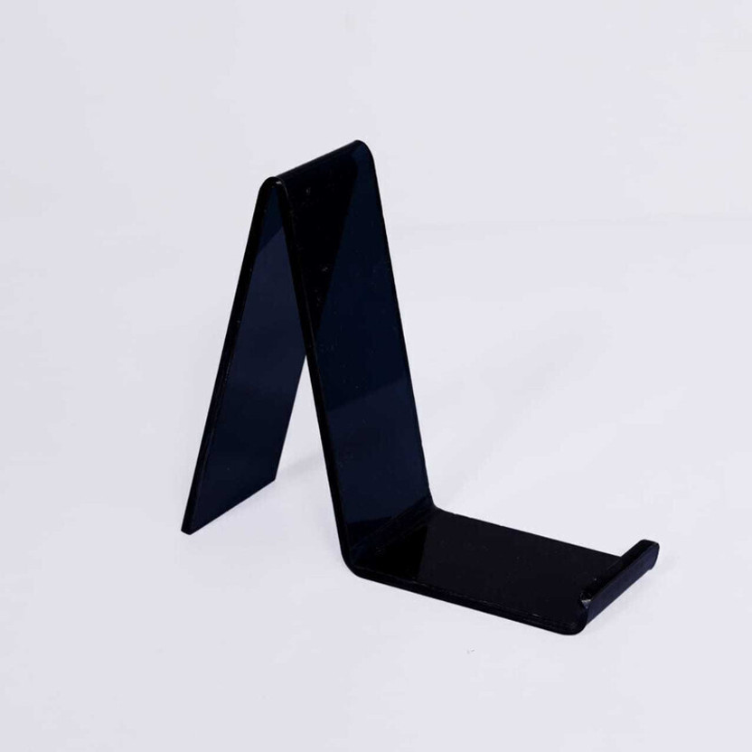 AJ Lite Acrylic Shoe Display Stand (24pcs) - Smoky Black - Showroom Display Stands Plastic Shoe Stand(Smoky Black, 1 Shelves, Pre-assembled)