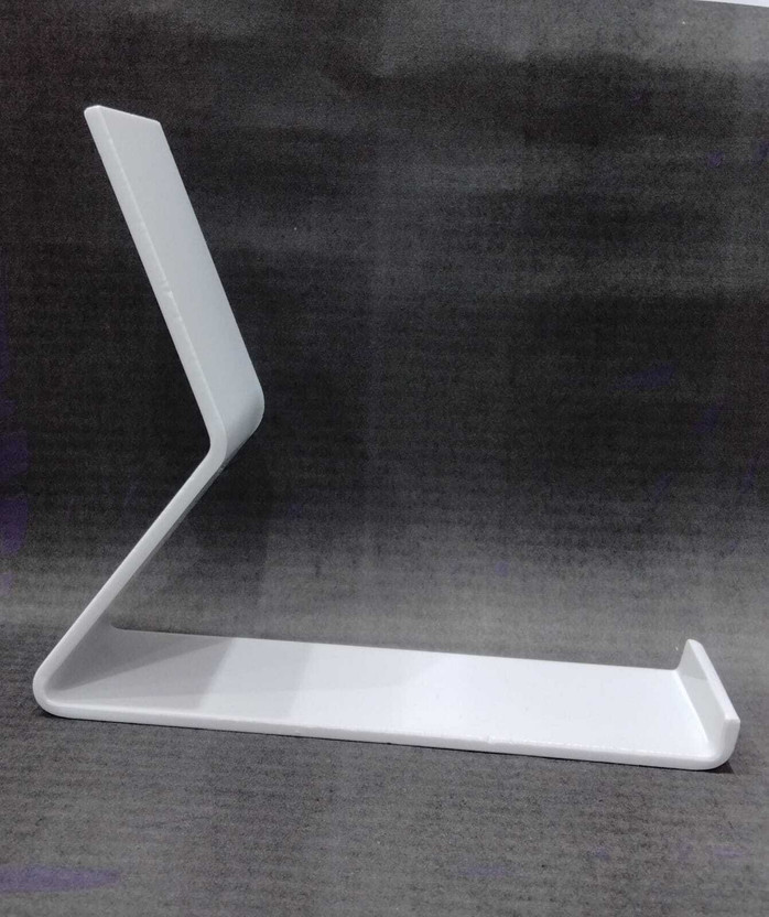 AJ Lite White Acrylic Footwear , Shoe Display Stand For Retail Shop | Pack -12 Pcs | Plastic Shoe Stand(White, 12 Shelves, Pre-assembled)