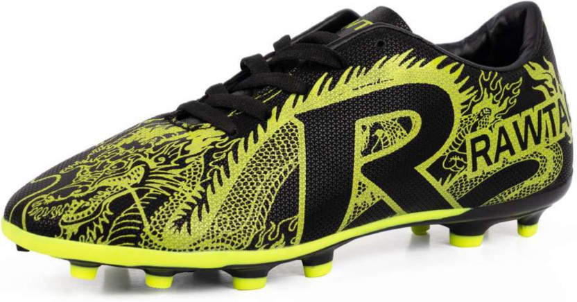 rawtag Football Shoes For Men(Black , 7)