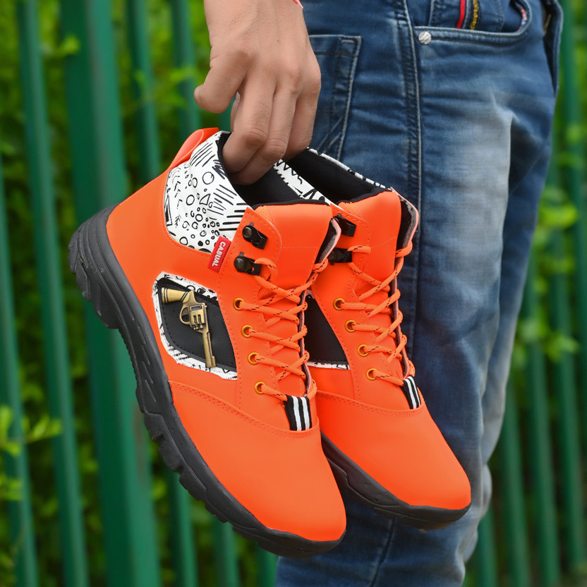 Orange colour shoes flipkart clearance