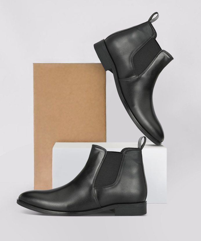 Moltres Genuine Leather Chalsea Boots 