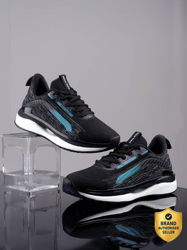 bacca bucci STRIDE MASTER: The Ultimate Fusion of Performance Running Shoes Running Shoes For Men(Black , 11)