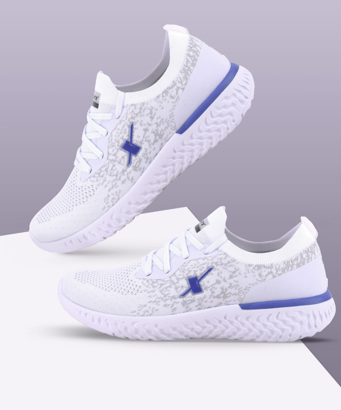 Sparx Men SM-443 White Royal Blue 