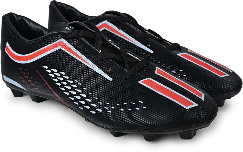 Xcube Xcube Football Shoes for Men - Studs for Football with PVC Synthetic Leather Football Shoes For Men(Black , 7)