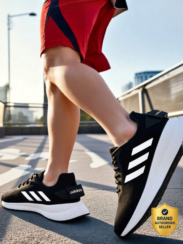 ADIDAS Fluo M Running Shoes For Men(Black , 8)