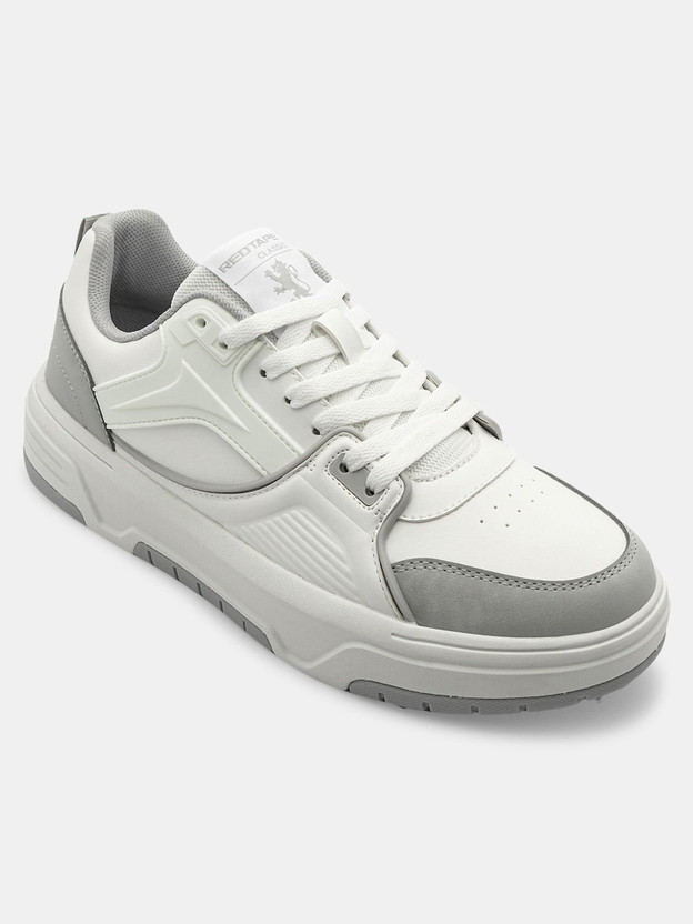RED TAPE Men’s Lifestyle Sneakers for Elevated Everyday Style Sneakers For Men(Grey, White , 8)