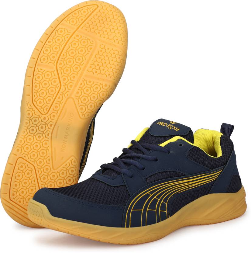 PRO KVH Dominant Badminton, Squash, Volleyball (NonMarking Sole, Hexa Grip) Badminton Shoes