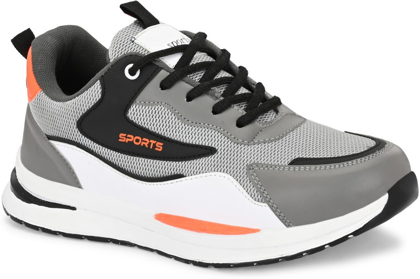 HUKERIO Trendy Lightweight Sports Sneakers for Men | lightweight sports sneakers Sneakers For Men(Grey , 6)