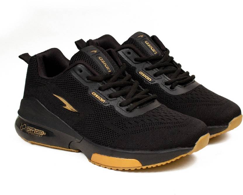 Asian Oxygen 01 Black Running Shoes Dual Capsule Technology For Boys asian-oxygen-01-black-running-shoes-dual-capsule-technology-for-boys