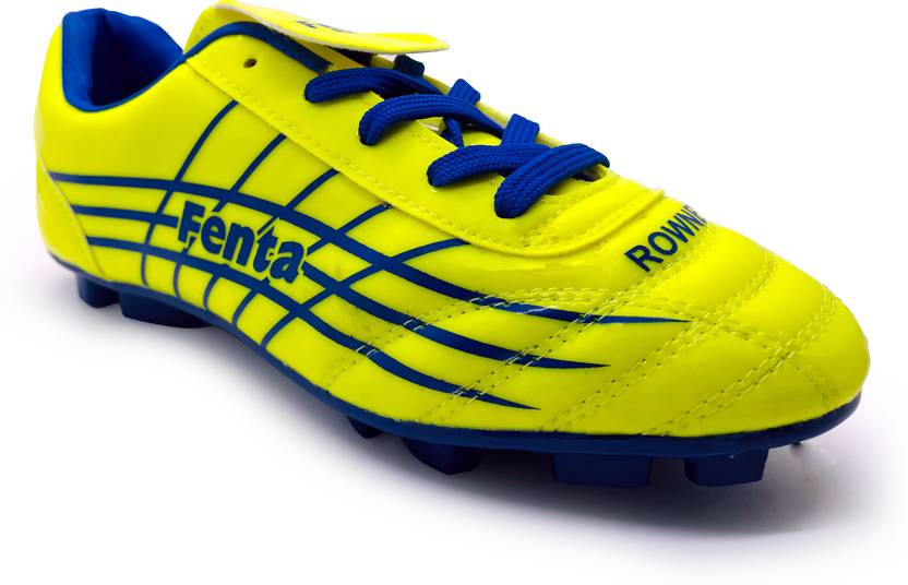 Fenta Sports Rowney Neon Blue Football Shoes For Men Buy Fenta Sports