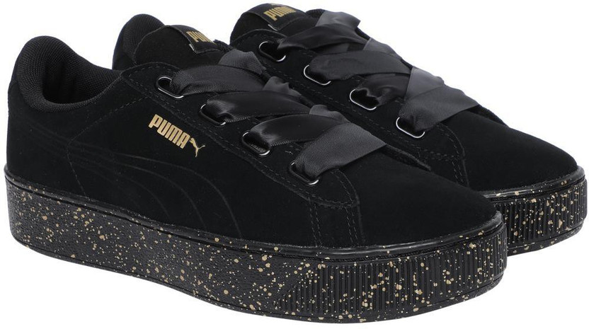puma platform vikky ribbon