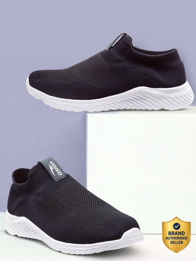 asian Moonwalk-01 Navy Sports,Walking,Gym,Casual Slipon,Stylish Walking Shoes For Men Navy, Blue , 7
