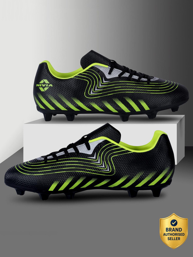 NIVIA NIVIA KINATIC Football Shoes For Men(Black , 11) - Flipkart Deal