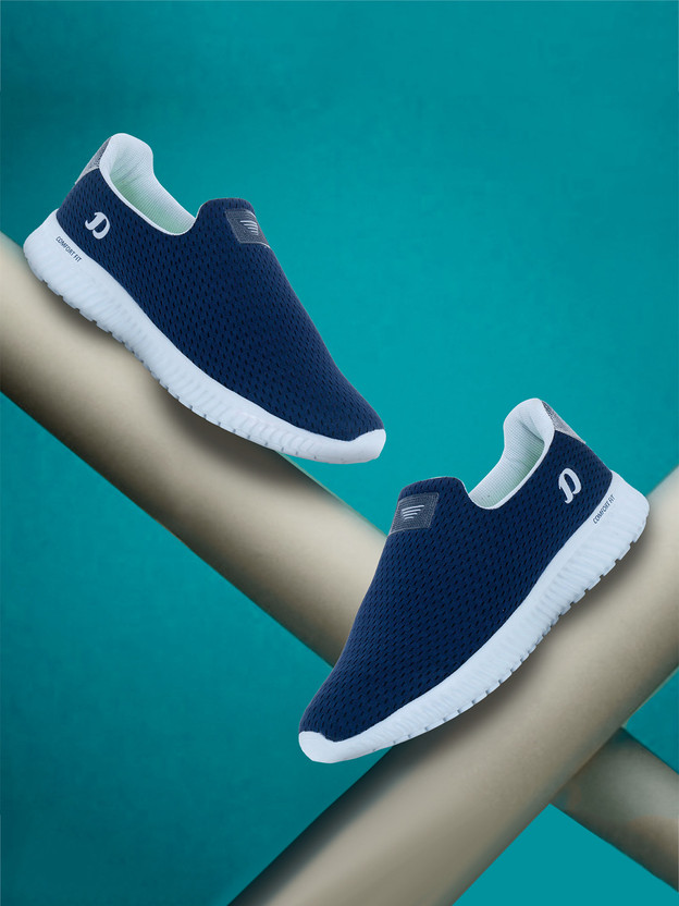 DOCTOR EXTRA SOFT Casual Sneakers for Men | Synthetic Leather Outdoors For Men(Navy , 10)