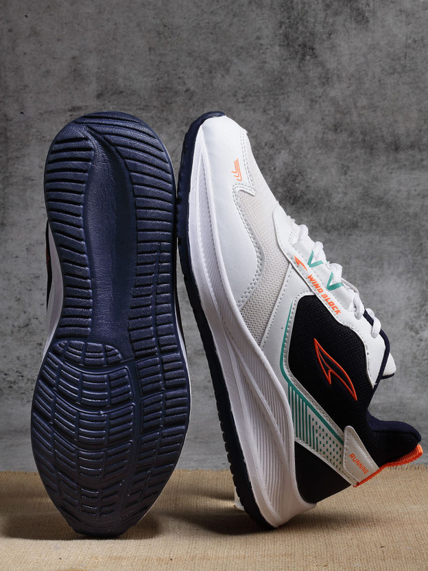 asian Thar-01 White Sneakers,Sports,Training,Gym,Walking,Stylish For Men(White, Blue , 9)