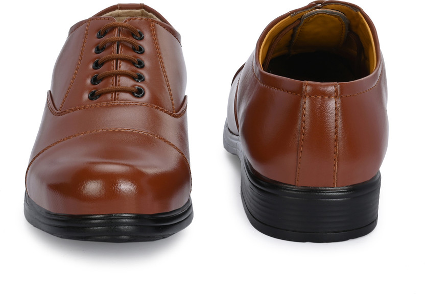 B-Fox Light Weight Fox Leather and Oxford Shoes Oxford For Men(Brown , 11)