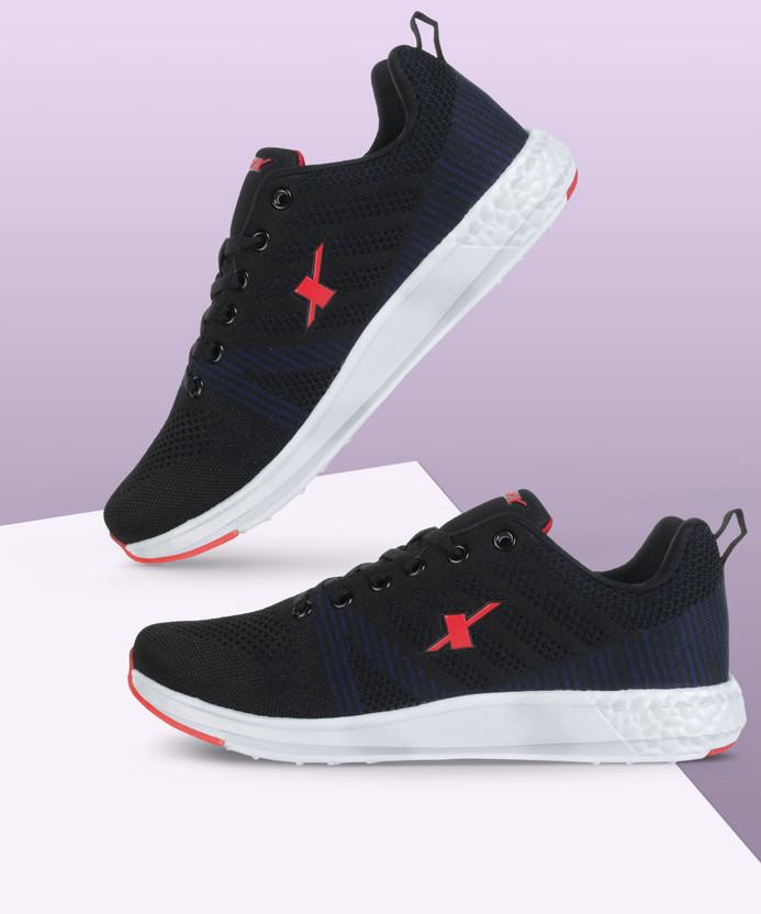 Sparx Men SM-379 Black Walking Shoes