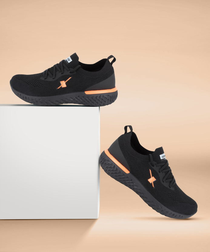 Sparx Men SM-443 Black Orange Running 