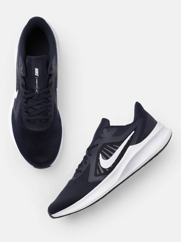 NIKE Nike Men Navy Blue Downshifter 10 Running Shoes Running Shoes For