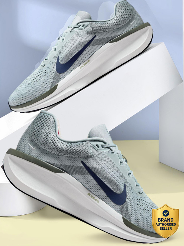 NIKE AIR WINFLO 11 Running Shoes For Men(Grey , 11)