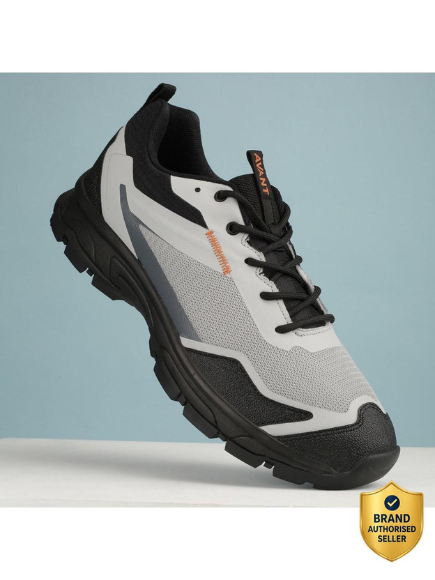 AVANT AVANT Granite Outdoor Hiking Boots with Antiskid Outsole & Laces Trekking shoes Hiking & Trekking Shoes For Men(Grey, Black , 7) - Flipkart Deal