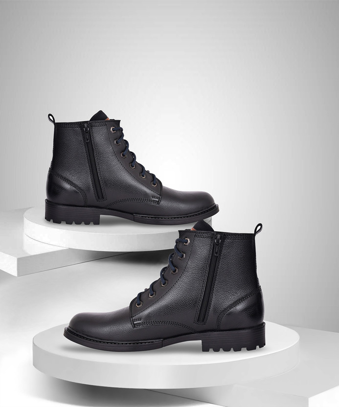 black casual boots