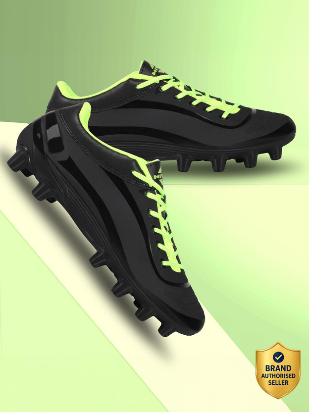 NIVIA AIR STRIKE Football Shoes For Men(Black , 3)
