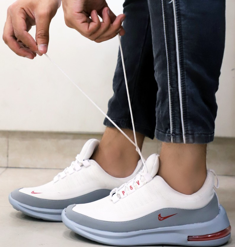 White Men Casual Sneakers Shoes 
