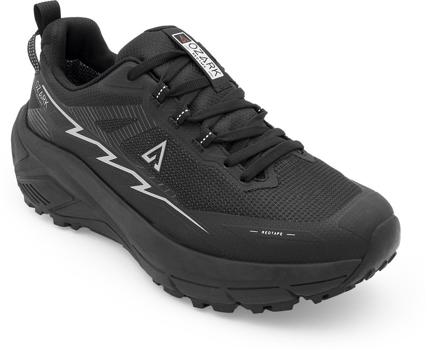 RED TAPE Ozark | Low-Cut Outdoor Hiking & Trekking Shoes For Men(Black , 11)