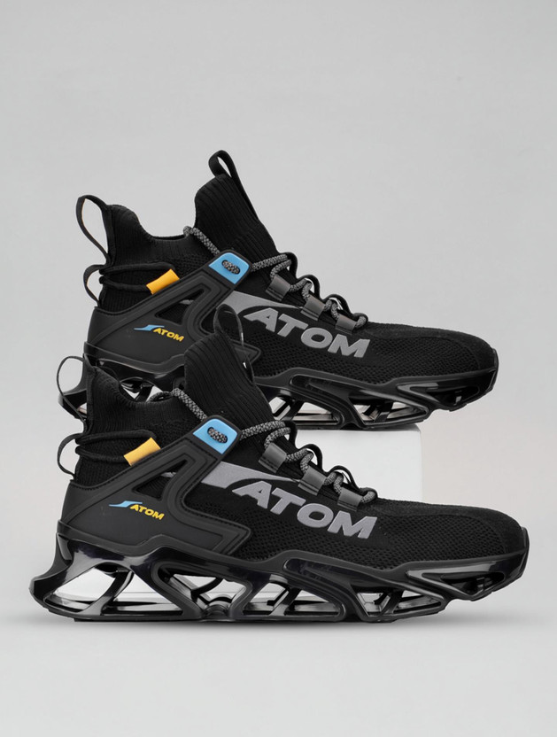 ATOM ATOM Hollow Man Sneakers For Men(Black , 10) - Flipkart Deal