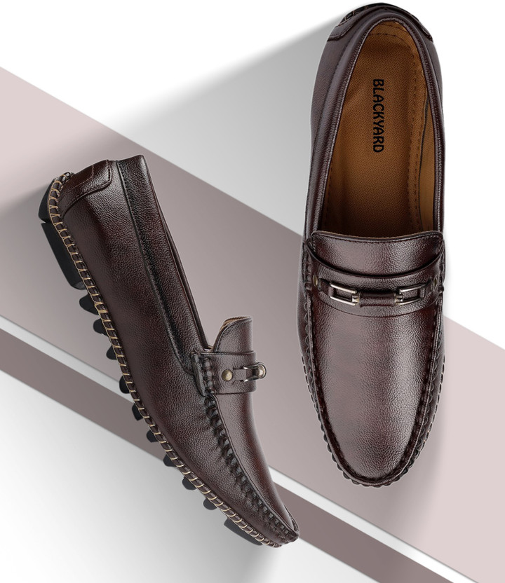 Faux leather shoes mens clearance