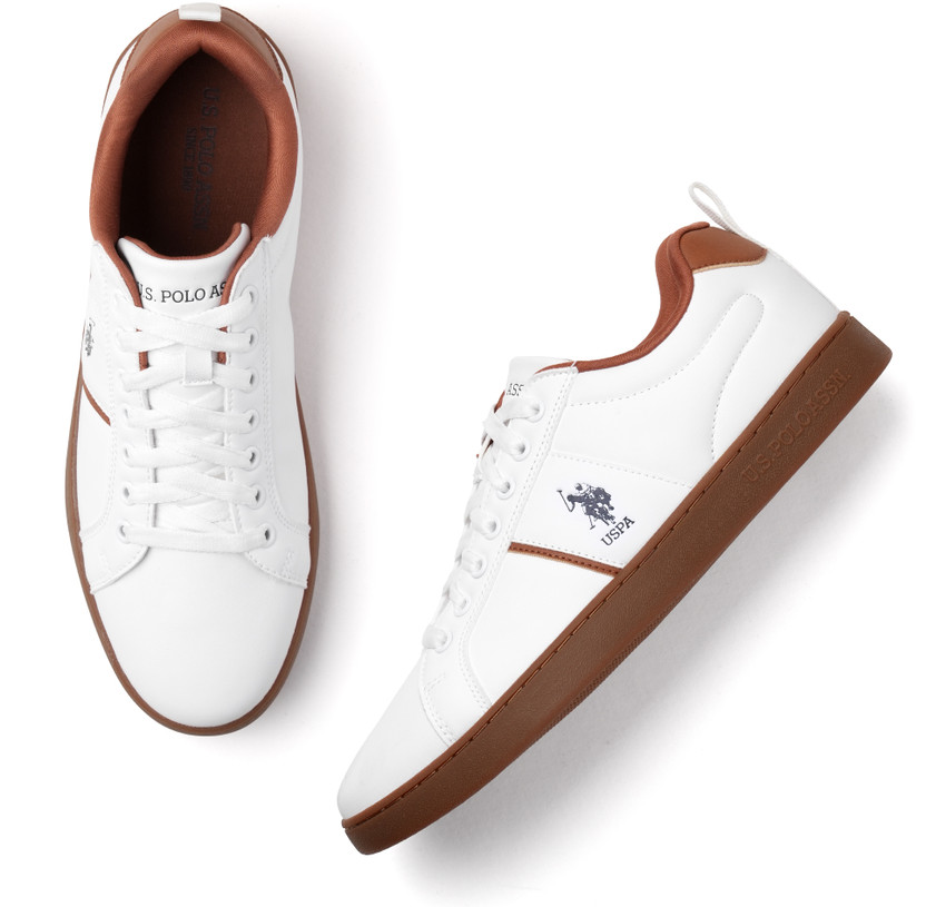 U.S. POLO ASSN. DORIM 2.0 Sneakers For Men(White , 8)