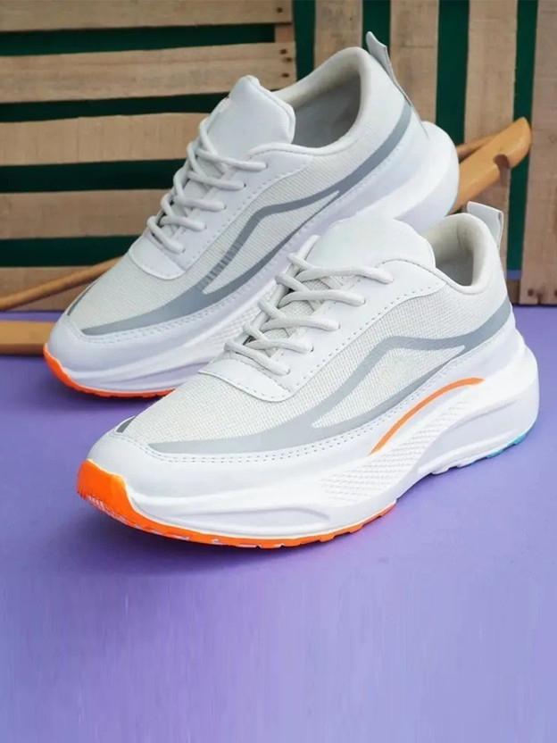SNEAK EDGE Comfort Sports Shoes for Daily Walking, Running & Gym Sneakers For Men(White , 10)