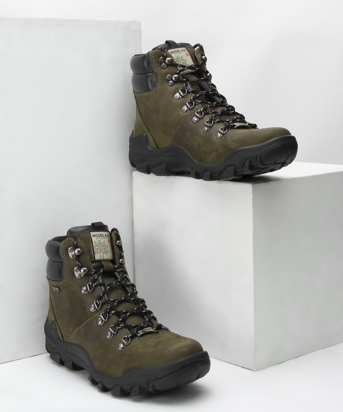 woodland boots for men olive