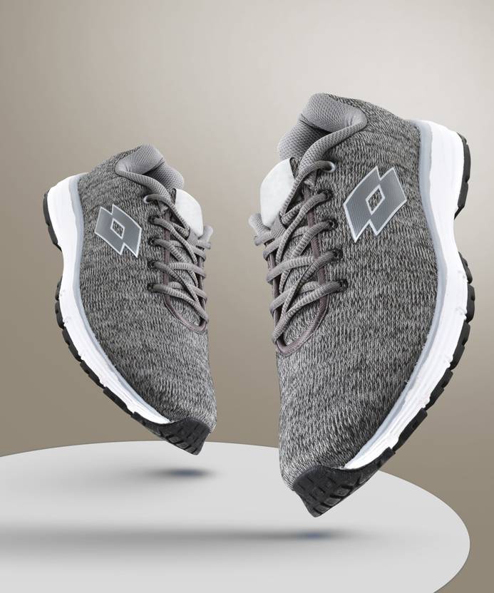 [Size 8] LOTTO NEWBEAT LIGHT GREY RUNNING SHOES For MEN 8 Running Shoes For Men  (Grey)