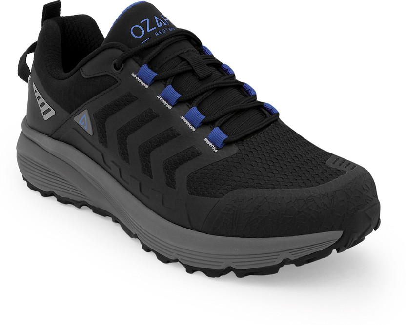 RED TAPE Ozark Outdoor Trekking Shoes for Men | Black Outdoor Performance Hiking & Trekking Shoes For Men(Black , 9)