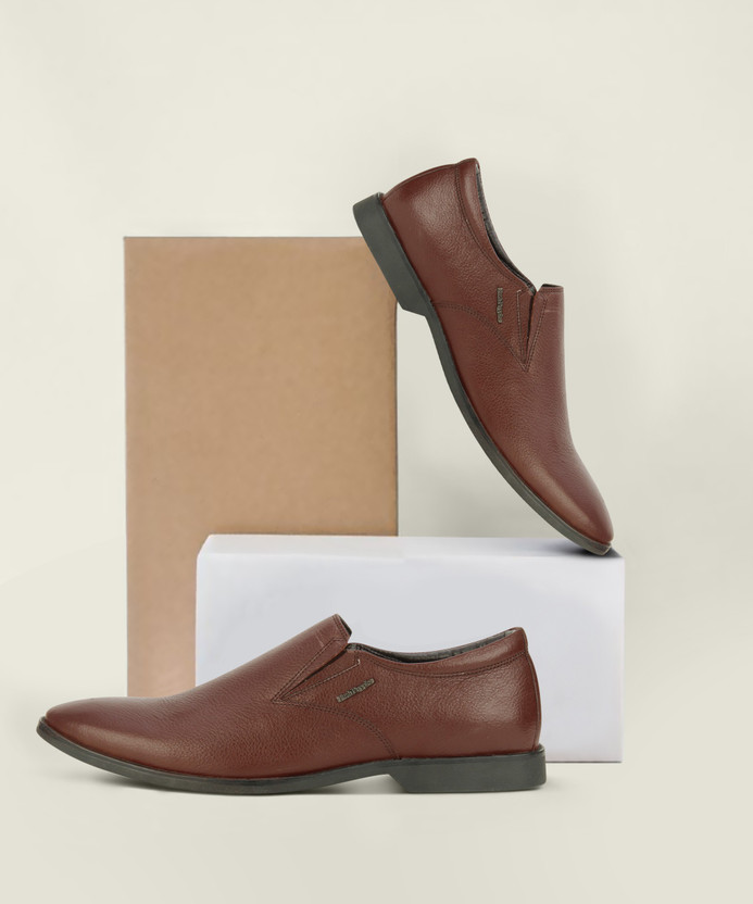 HUSH PUPPIES Hush Puppies Brown Leather 