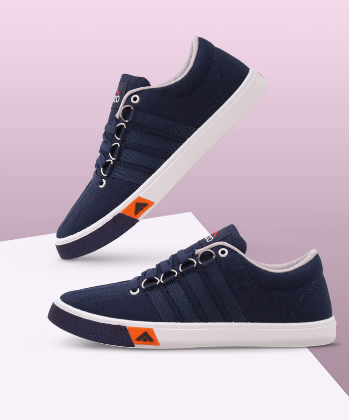 asian SM-162 Navy Blue Walking Shoes 