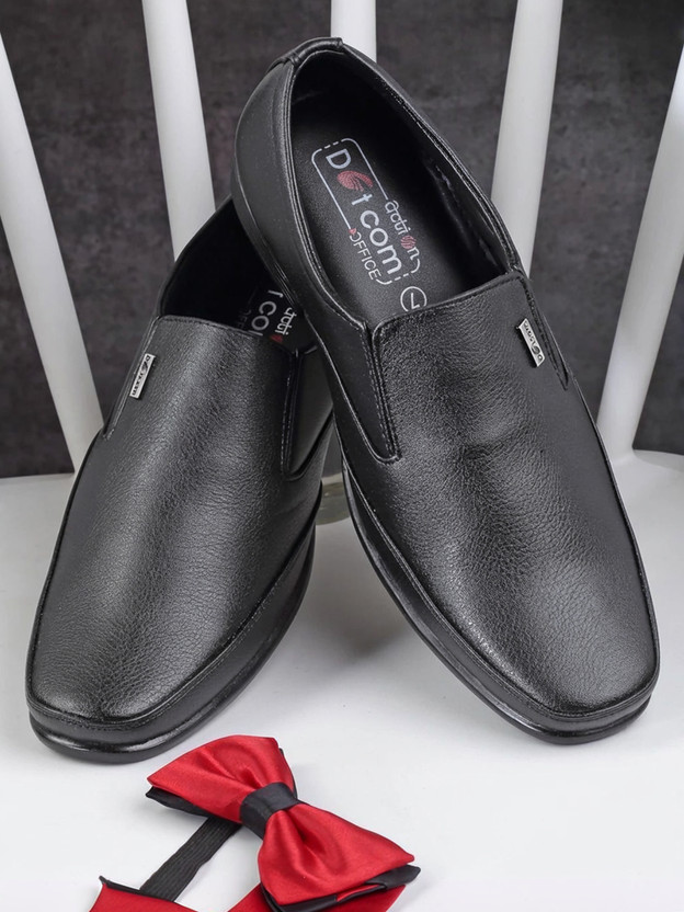 action DOTCOM SR-152 Classic Comfortable Retro Durable Formal Slip-On Outdoors For Men(Black , 7)