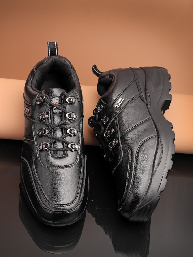 action Dotcom DCE-133 Classy Trendy Comfortable lightweight Casual Lace-Ups Boots For Men(Black , 6)