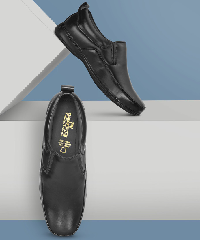 Genuine Leather Black Formal Shoes 