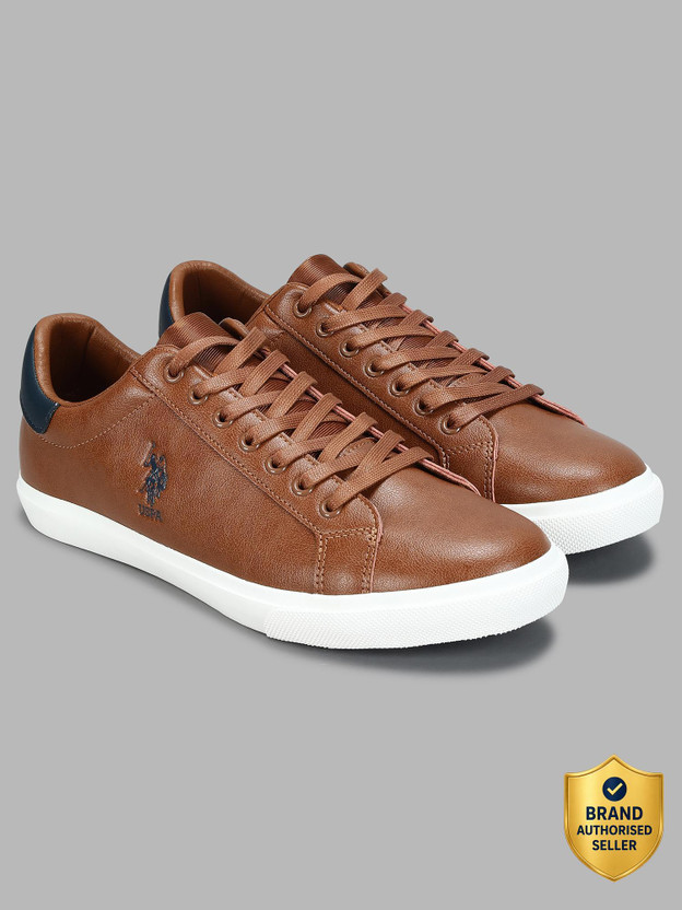 U.S. POLO ASSN. MADRYN 4.0 Sneakers For Men(Tan , 10)