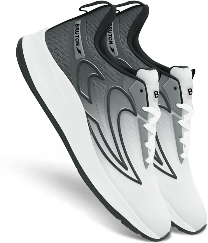 BRUTON EVA Lite Sport Shoes Running Shoes For Men(White , 7)