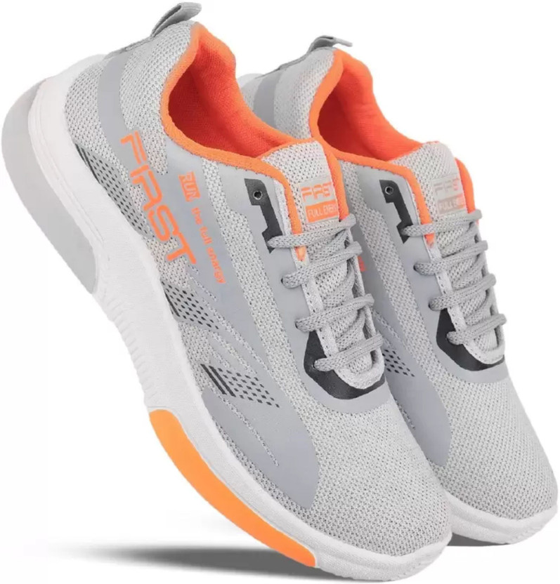 First Affordable Collection of Stylish Shoes For MEN Running Shoes ForMEN Running Shoes For Men(Grey , 8)
