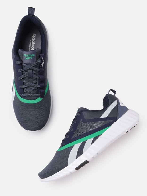 REEBOK Reebok Men Navy Blue Woven Design Cornwall Running Shoes Running