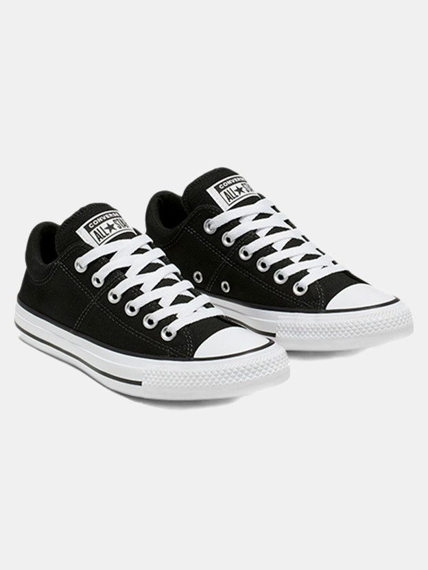 Converse Women Chuck Taylor All Star Madison Canvas Low Top Sneakers For Women(Black , 4)