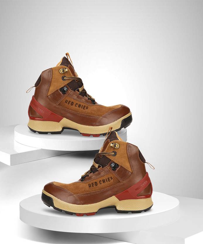 red chief safety shoes with steel toe