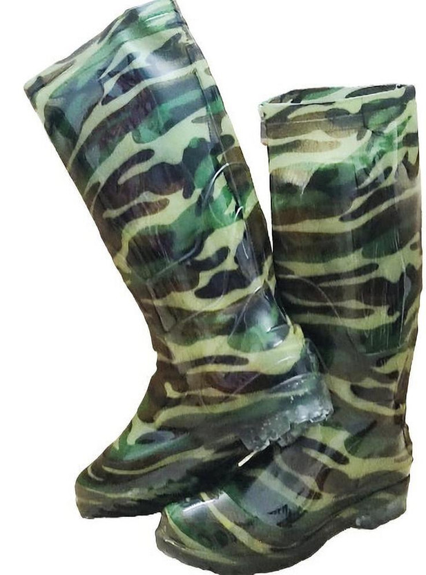 Zinda Design Light Weight gumboots Boots For Men(Green , 9)